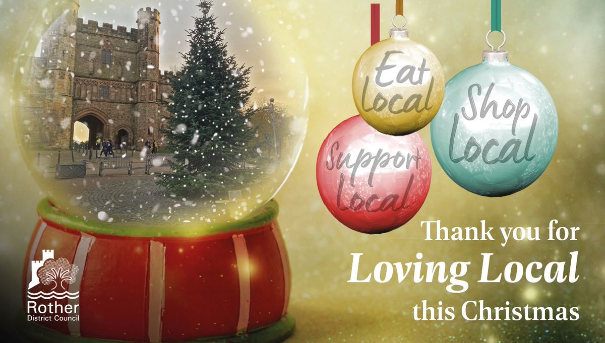 RotherDC's tweet photo. Planning your Christmas shopping? Why not combine a trip to your local shops with a lunch or dinner at a café or restaurant?
Support your local community and #LoveLocal this Christmas.
#Bexhill #Battle #Rye #Robertsbridge #Bodiam #Burwash #Northiam #Ticehurst #Icklesham #Brede https://t.co/TJ8HWhBPQo