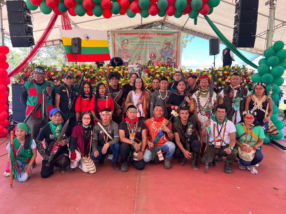 AlianzaCeibo's tweet photo. La #Amazonía ecuatoriana presente en el VII encuentro regional de Guardia Indigena por la defensa de nuestros territorios.
@NSiekopai
@CofanesS @WaoResistencia @PuebloZiobain #Fenashp
#Kichwa
@CricDdhh
@CRIC_Cauca
https://t.co/M3rNPmcPlZ https://t.co/og9PqVBReh