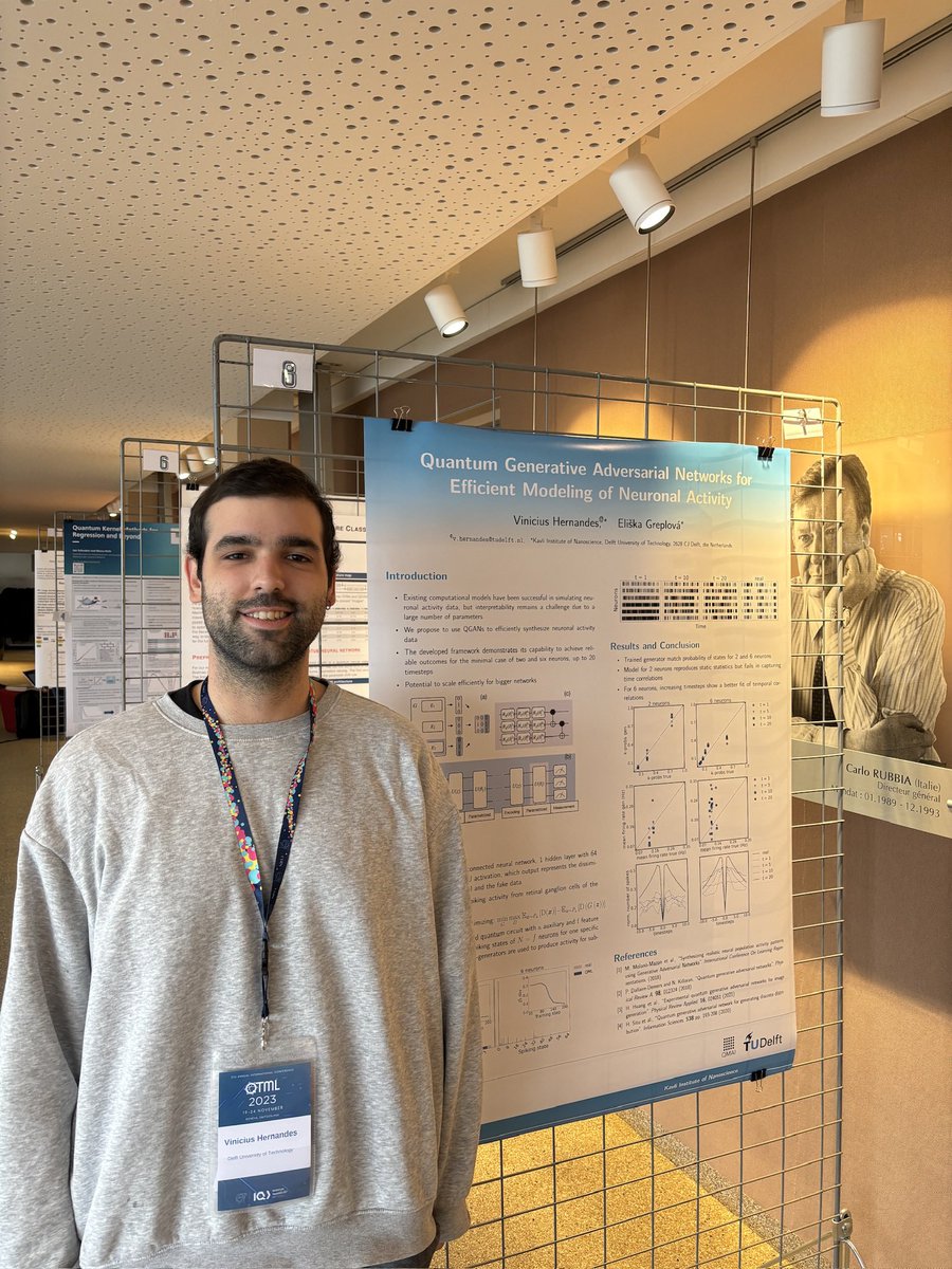 vfhernandes's tweet photo. As a physicist, I’ve always wanted to visit @CERN. Last week at QTML2023, I finally got the chance. It was an incredible experience - met old and new friends, learned a lot, and got ideas for future projects. Huge thanks to the organizers @CERNquantum. https://t.co/7nGkyOQwJR