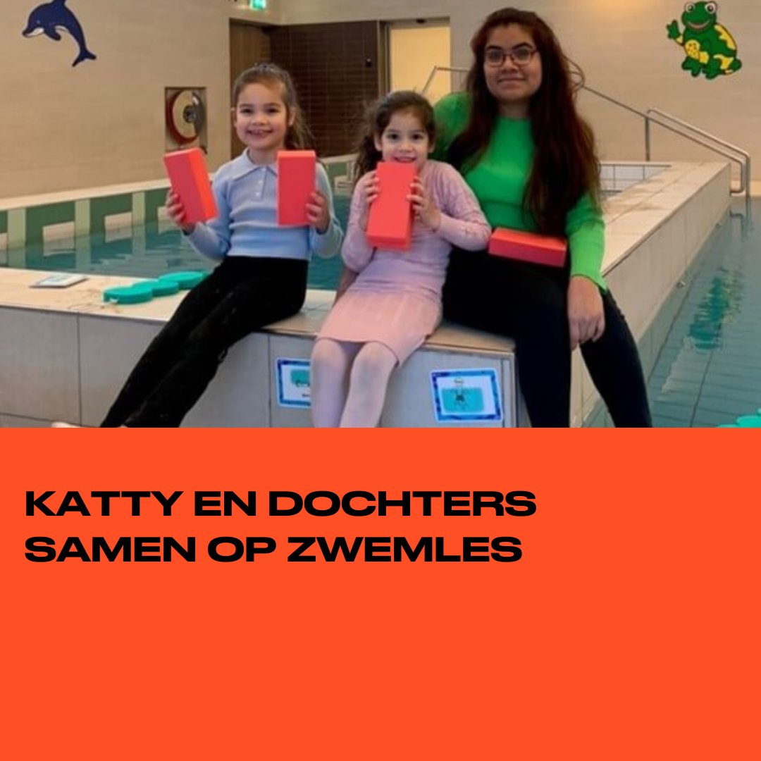 #verhaalopvrijdag | Het behalen van zwemdiploma's was veel in het nieuws afgelopen week. Daarom vandaag het verhaal van Katty. Katty heeft twee dochters: beiden zitten op zwemles via het Jeugdfonds. Katty zelf zit ook op zwemles.

Lees haar verhaal: jeugdfondssportencultuur.nl/verhaal/moeder….
