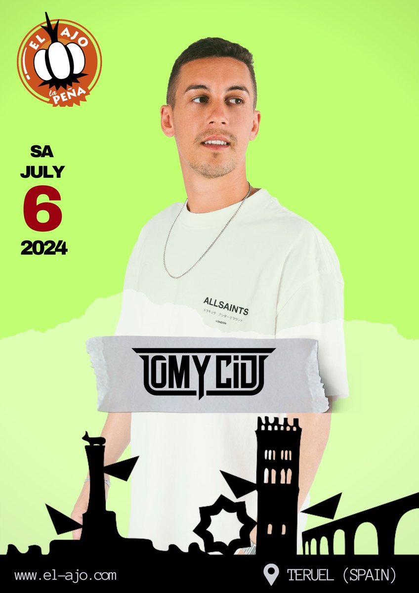 Sábado 6 de julio 2024 🌈
El día más colorido de Teruel🎵🎧🧄🎉🍻
<a href="/djabelramos/">Abel Ramos</a>
<a href="/albertneve/">Albert Neve</a>
<a href="/DGRACE_OFFICIAL/">DGRACE</a>
<a href="/OmyCid/">OMY CID</a>

#LaVaquilla2024 #vaquillas2024 #vaquilla2024 #elajo #elajolapeña #ElAjoTeruel #peñaelajo #aragón #spain #music #música #teruelexiste #teruel #lavavaquilladelángel