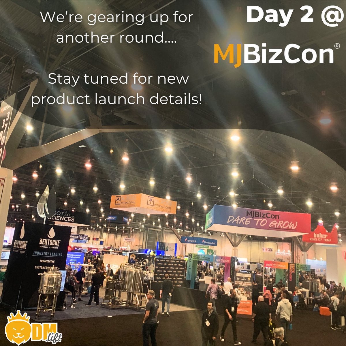 DMLift_inc's tweet photo. #Day1 at #mjbizcon has been nothing short of electrifying.
#Day2, we're launching our newest innovation - The Enchanted Filter
Stay Tuned for the drop later today...
Be sure to Like, Share, and Follow
#dmlift @MJBizDaily #mjbiz #cannabisindustry #cannabisnetworking #cannabis https://t.co/uHMTbMjOOE