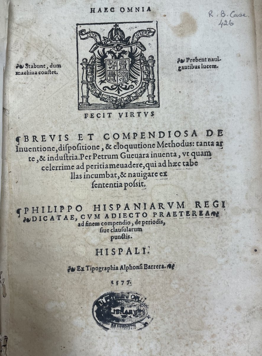 RareBookYvette's tweet image. What&apos;s better than an #rarebook with Lullian diagrams on the cataloguing desk? One with visible comb linings!

I&apos;ve found only one other copy at a booksellers in Barcelona. No other known copies?

@SCA_MULibrary RB 426, Hispali (Seville), 1577

#Fragmentology  #FragmentFriday