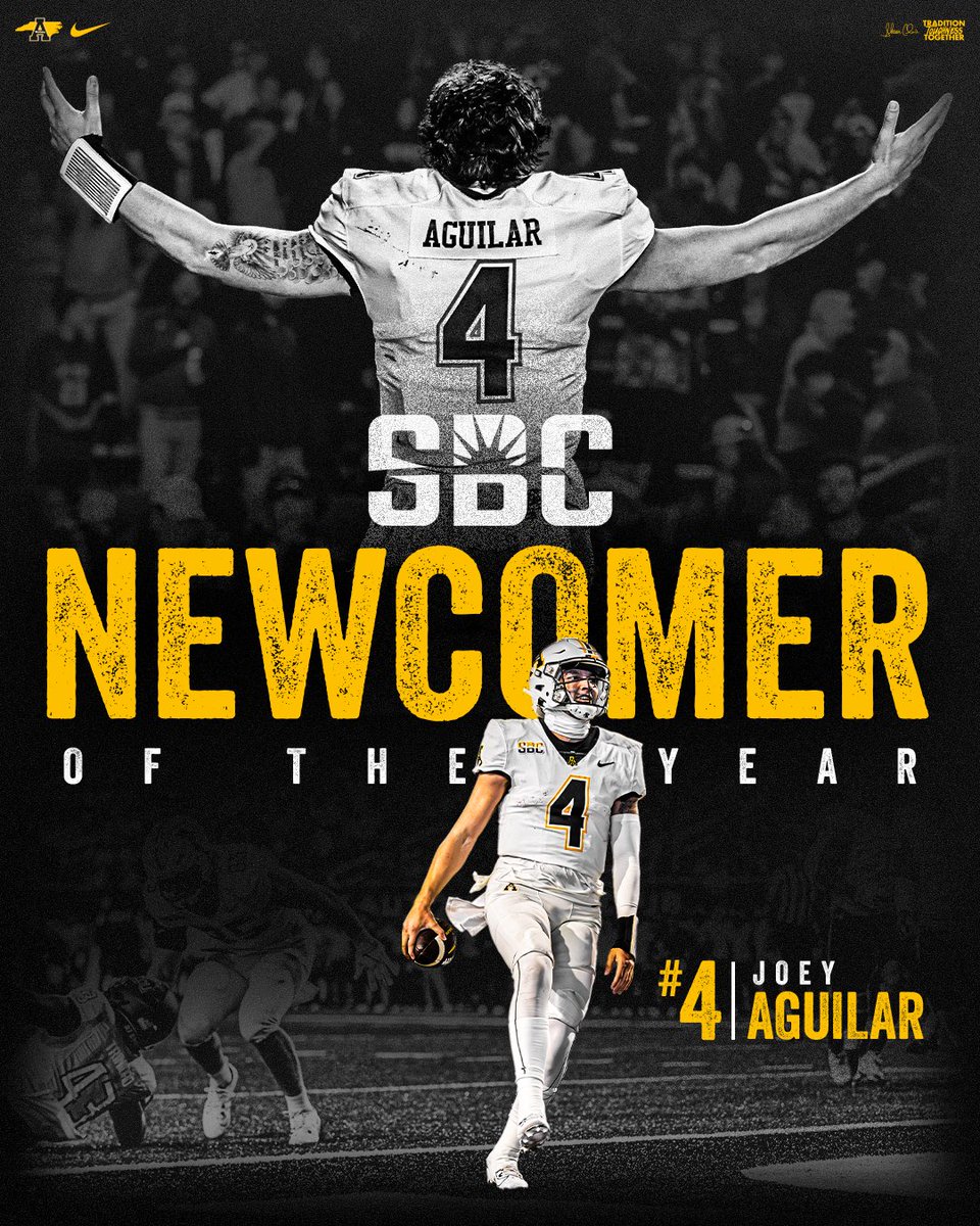 𝗦𝘂𝗻 𝗕𝗲𝗹𝘁 𝗡𝗲𝘄𝗰𝗼𝗺𝗲𝗿 𝗼𝗳 𝘁𝗵𝗲 𝗬𝗲𝗮𝗿 ✔️ QB Joey Aguilar ➡️ goapp.st/FB_AllSBC23 #GoApp