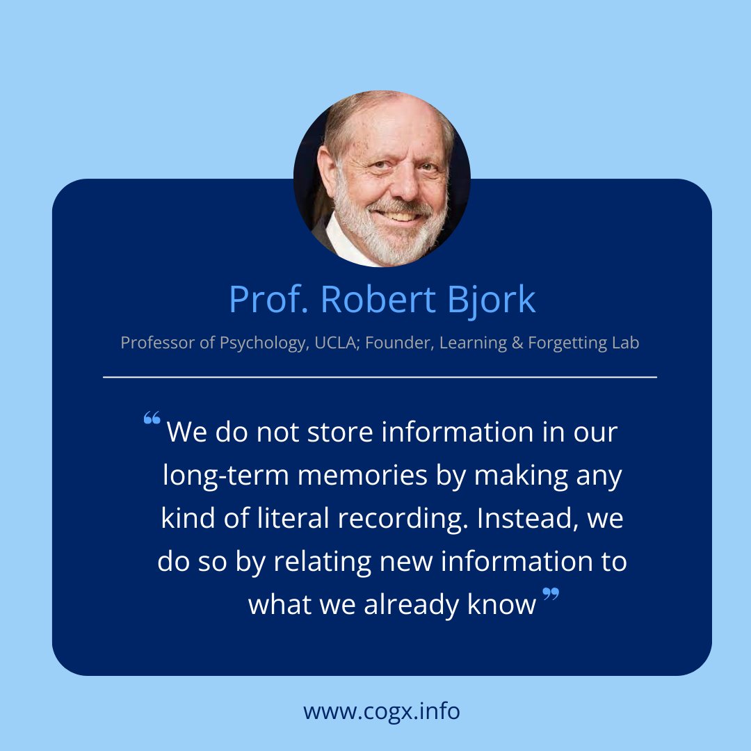 COGxSoL's tweet image. #DidYouKnow memory doesn't behave like a tape recorder📼? 

❤️like = yes
🔄share = no (&amp;amp; share the #thescienceoflearning with your followers!)