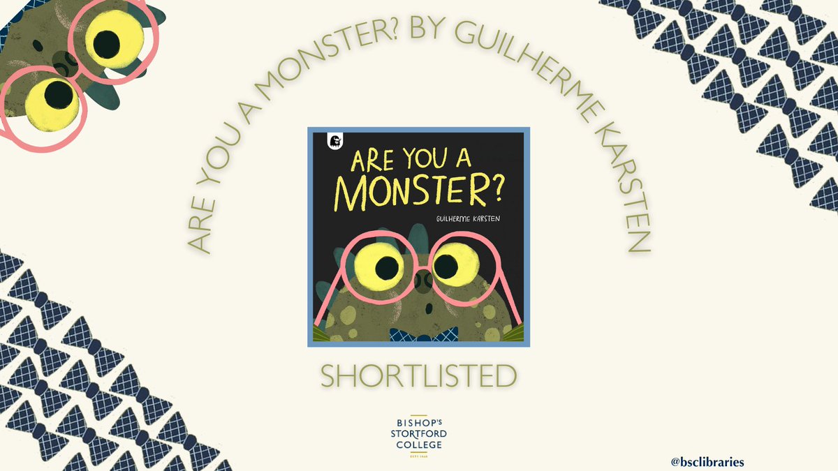 BSCLibraries's tweet photo. We're down to our final few Picture Book Award shortlist announcements… Are You a Monster? By @guikarsten is one of those few! @QuartoKids https://t.co/FAcmG2NRMO