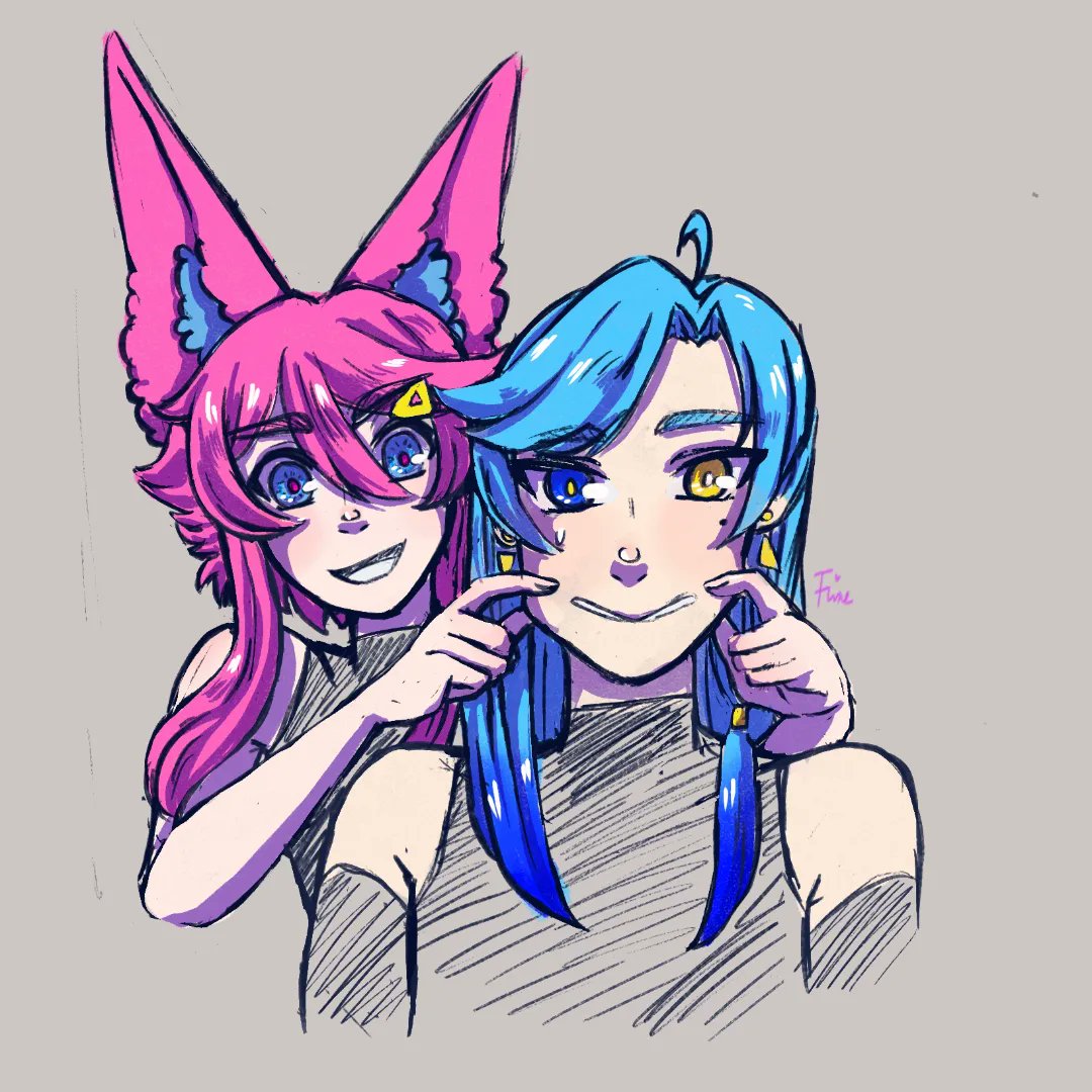 fi_ne_x's tweet photo. 》Artor loves his personal space, Nano also loves Artor's personal space.《 https://t.co/N9XRqI3P1d