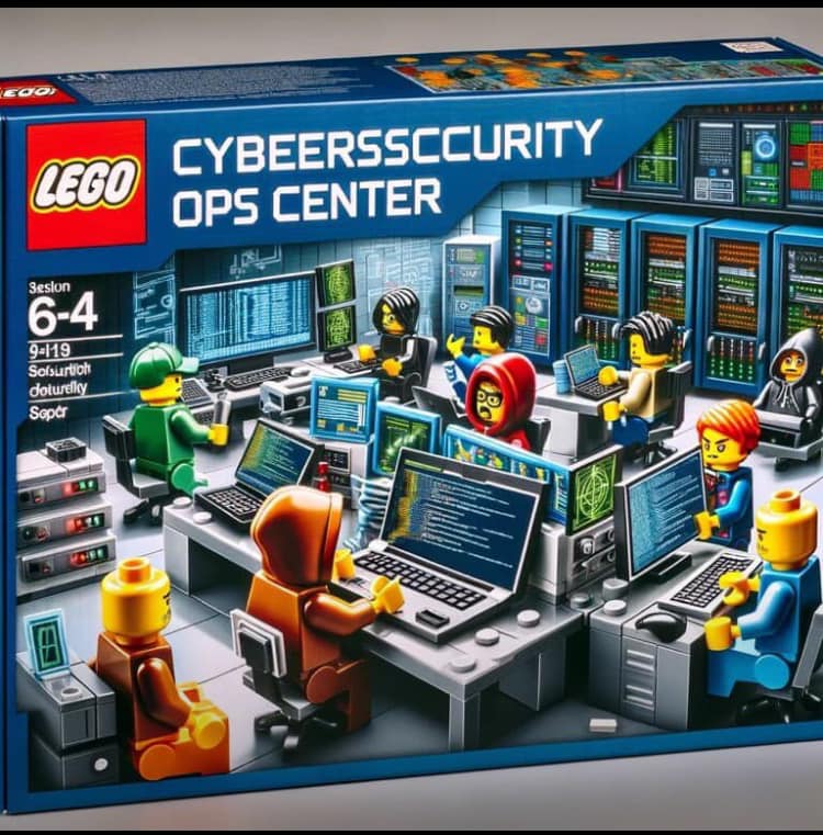 DistortionCyber's tweet photo. 🚨 Emergency Break Glass: When things get dicey, just break out the  emergency LEGO SOC kit! Because nothing says "crisis averted" like a  well-built LEGO SOC. #BreakInCaseOfEmergency #haxxorhoodiesincluded #thebaldguyneedsahat https://t.co/b6eaLWmp7W