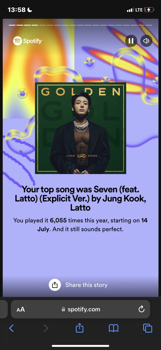 btsstreamnaija's tweet photo. Admin D’s #SpotifyWrapped2023 

We go harder for BTS 2024 💜 https://t.co/BeCD0YzvWO