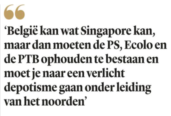 Aardluitenant's tweet photo. Het favoriete staatsmodel van BDW is een ... dictatuur? 🤔(en wat is dat depotisme? een plaats om grijsgedraaide platen als de zijne in op te slaan?) https://t.co/BKQhRqAgqs