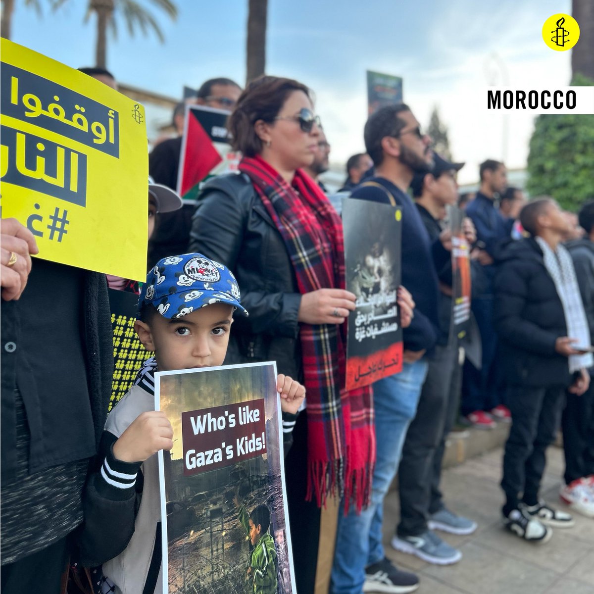 AmnestyMorocco's tweet photo. ✊في اليوم العالمي للتضامن مع الشعب الفلسطيني أمنيستي في قلب المعركة الوطنية والدولية لإنقاذ الفلسطينيين وفضح الانتهاكات الجسيمة التي ترتكبها في غزة والضفة الغربية

#ceasefireingaza #permanentceasefire https://t.co/C9ZnW2mjb4