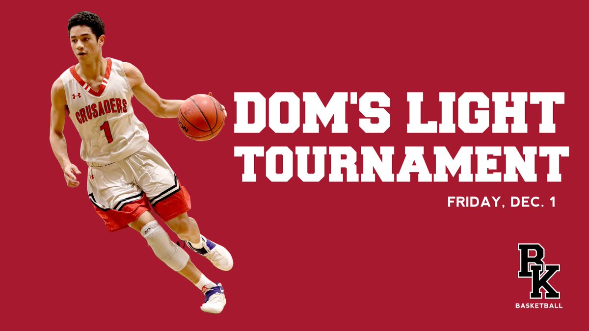 BK Basketball annual Dom's Light Tournament! 🏀 Fri, Dec. 1 Girls' Varsity - 6 p.m. VS. Ridgeview Boys' Varsity - 7:30 p.m. VS. Westside 🏀 Sat, Dec. 2 Boys' Freshmen - 9 a.m. VS. Tocoi Creek JV Boys' - 10:30 a.m. VS. Westside Girls' JV - 12 p.m. VS. Ridgeview