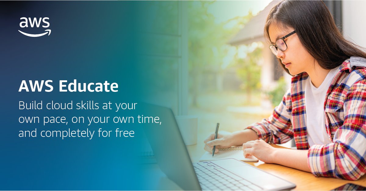 BukolaTestimony's tweet photo. #AWSEducate has added a new course all about Amazon Cloud operations services. Enroll in Getting Started with Cloud Operations to learn, practice, and evaluate your cloud skills in real time. Get started today: https://t.co/9AqFlwSxNT https://t.co/cLox02Rl7M