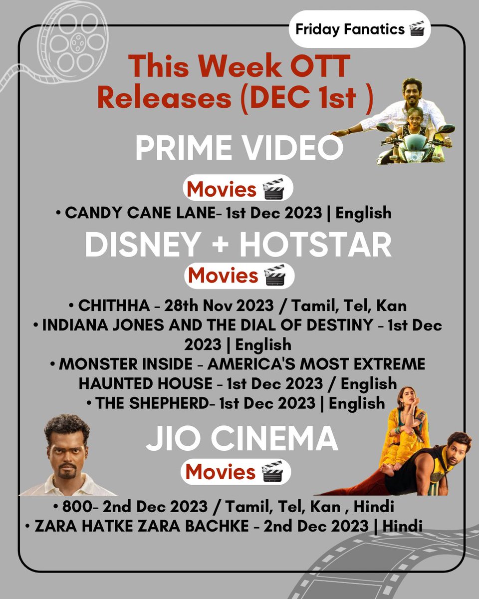 fridayfanatics_'s tweet photo. #FridayFanatics OTT Movies & Series announcement 📣 of the week #2 https://t.co/DZbkxMxgS7
