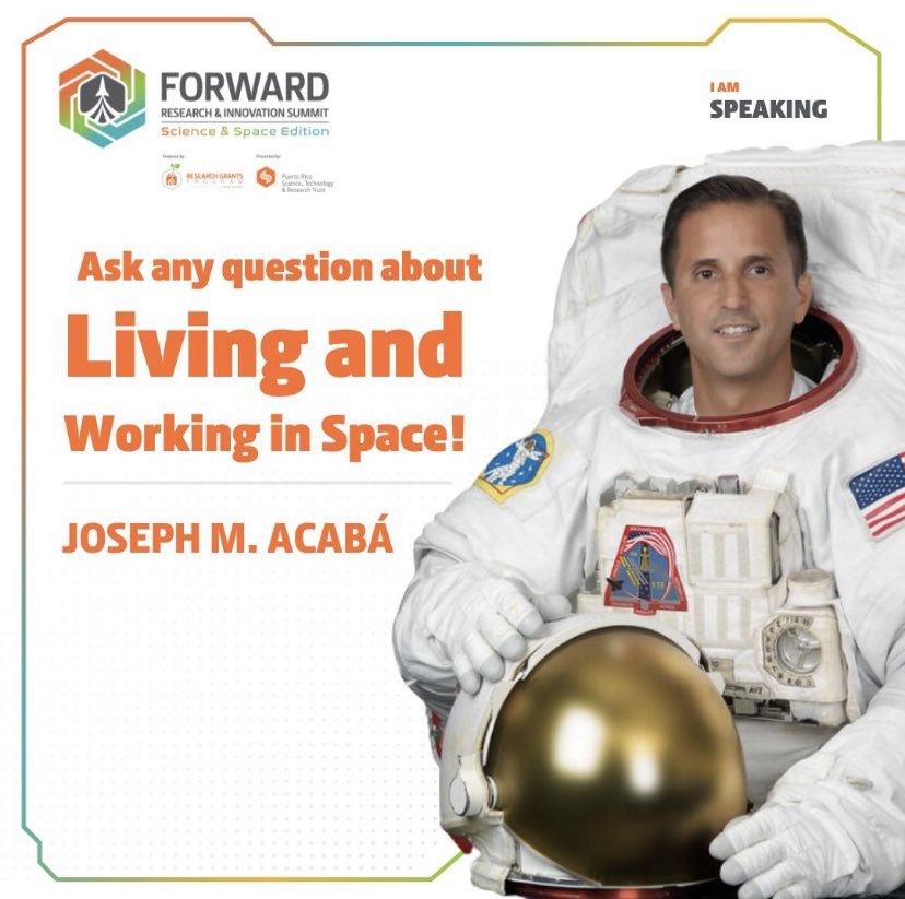 Questions about living and working in Space? This is your chance! Submit your question in the comments for Joseph Acabá. You can be part of the dialogue at the Forward Summit! 🎤🚀 #ForwardSummit