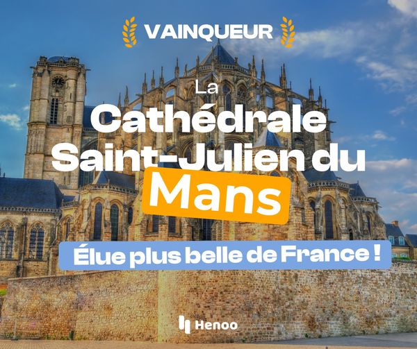 Prefet72's tweet photo. La #Cathédrale Saint-Julien du #Mans a été élue la plus belle de #France ! 🎉🇫🇷

⛪ Cette distinction souligne la richesse architecturale et historique de notre patrimoine, mettant en lumière la beauté de notre cathédrale emblématique.

👏 Merci pour votre participation ! https://t.co/ebjOSg0laF