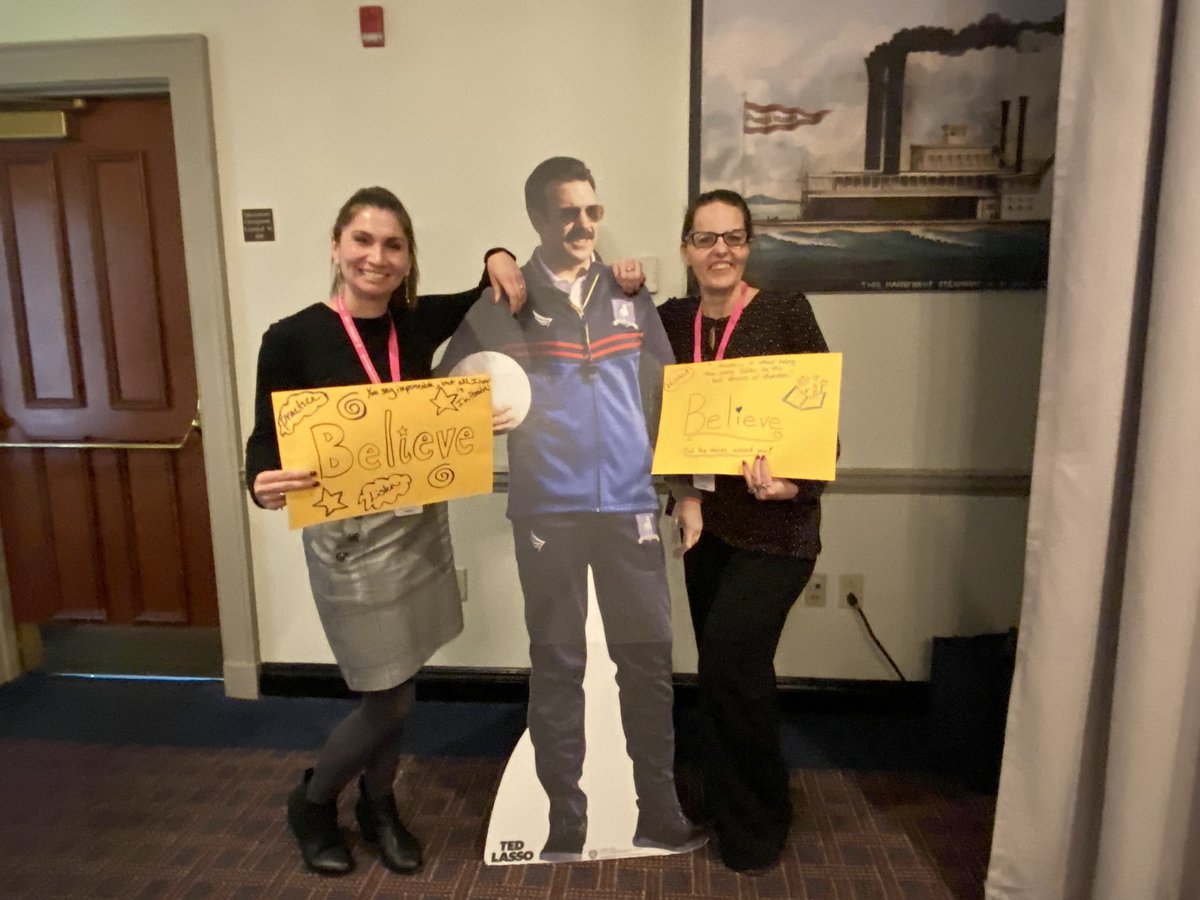 FrancieCooney's tweet photo. Takeaways Day 2 #VASCD23 ✅Universal access requires universal solutions✅Be curious not judgmental BELIEVE!!!! @DrHayes2023 @teach757 @_EllenaBaker @T_Brandana @Me1issaGoodwin @sweat_nancy @CPSteach_learn @VASCD @GrowingMindsK12 @TedLasso https://t.co/PNRQiSqwEH