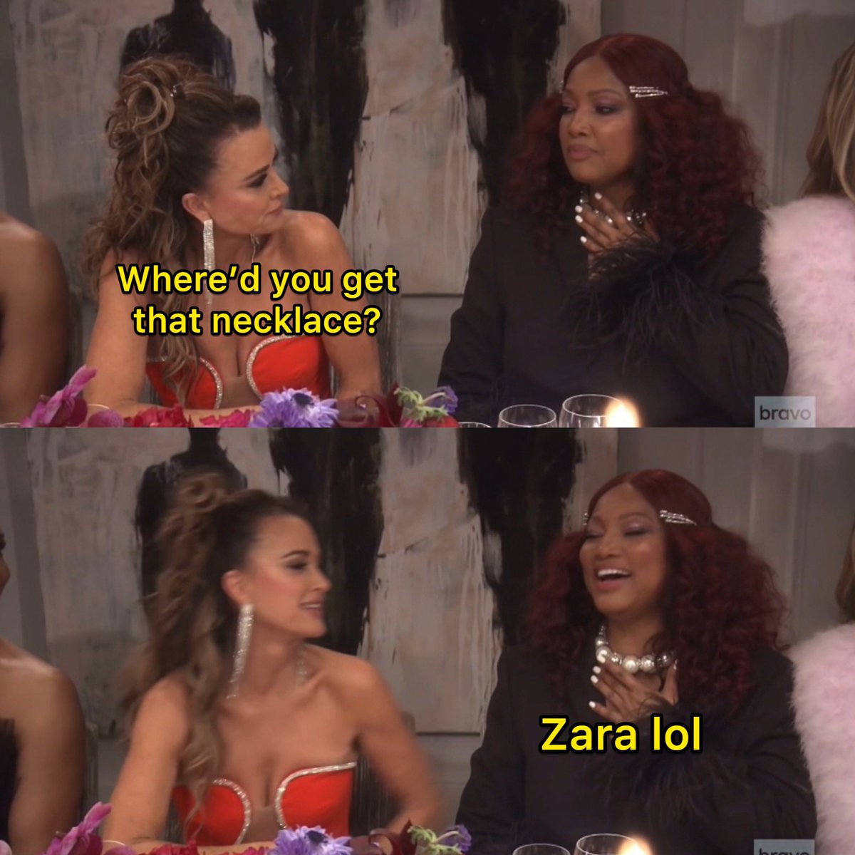 queensofbravo's tweet photo. This moment was so needed 😂 #RHOBH https://t.co/e1PiyTkX4C