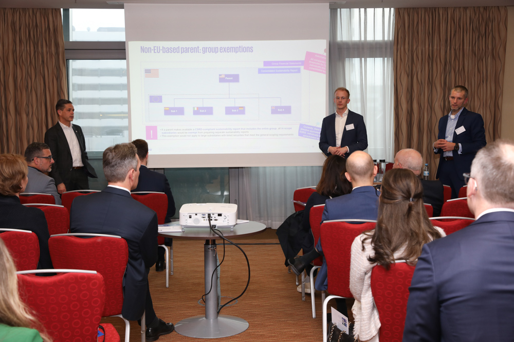 Great set of breakout sessions w/ @3MDeutschland &amp; <a href="/PGDeutschland/">P&G Deutschland</a>, <a href="/MorganLewisLaw/">Morgan Lewis</a>, <a href="/FRM_GmbH/">Frankfurt RheinMain</a> &amp; <a href="/HTAI_Hessen/">HTAI</a>, <a href="/KPMG_DE/">KPMG in Deutschland</a> &amp; our #NextGen Steering Committee at today's Transatlantic Business Conference! #TBC2023
