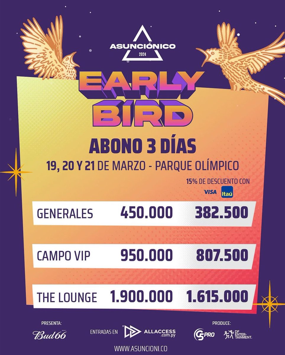 ezeaquinos's tweet photo. asuncionico y el multiverso de en que dimensión pagaría eso sin saber el line up https://t.co/6GaKlrzVy6