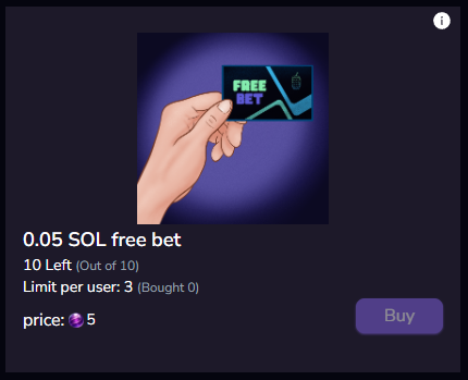 MulberryMrkts's tweet photo. ☀️GM ☀️

Now you can get FREE BETS with  "Marbles".

Head over to https://t.co/oOeyuibzBv

Join our discord for more info https://t.co/lJxUOataOw