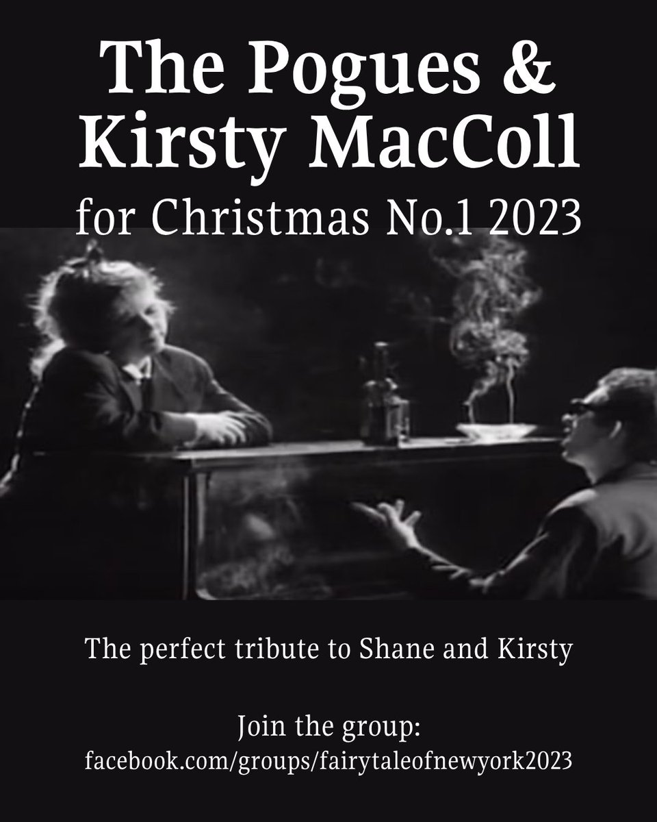 RIP Shane MacGowan, co-singer of one of the greatestChristmas singles ever

Could this be #XmasNo1 ?
