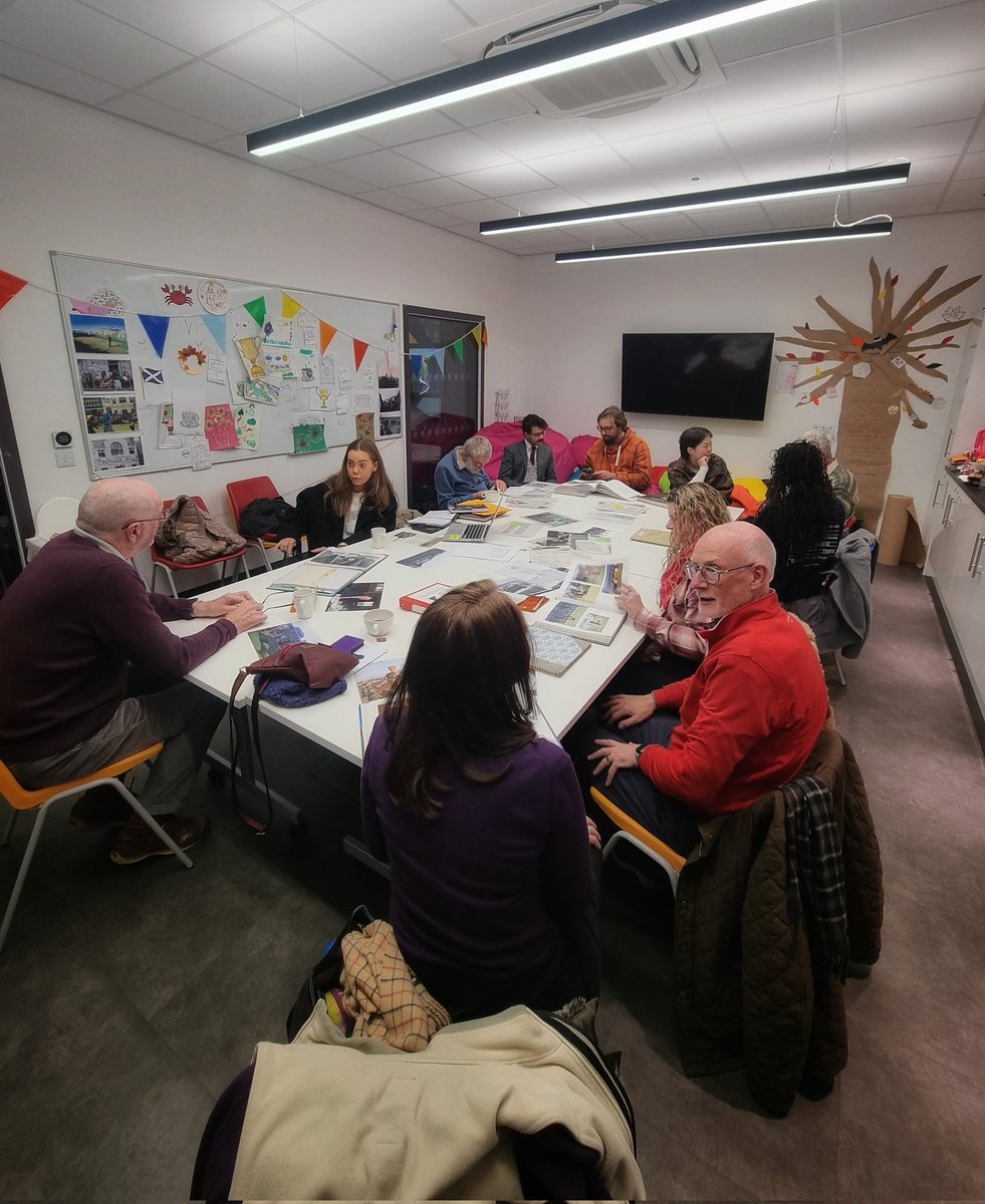 WorldGolfMuseum's tweet photo. Consider #StAndrewsDay well and truly celebrated!
We had a wonderful time during our #StAndrewsMemories session with @StAHeritage with lots of stories of how the town has marked this date in years gone by. Listen out on @tayfm for a feature on us! #WhyMuseums #Museums30 https://t.co/spbwtRlxtG