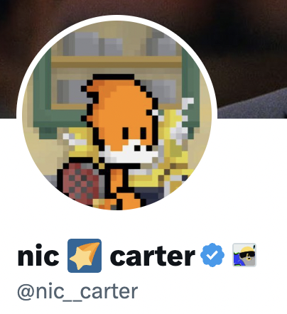 NEW: <a href="/nic_carter/"></a> IS REPPING A <a href="/quekz_/">Quekz</a> PFP