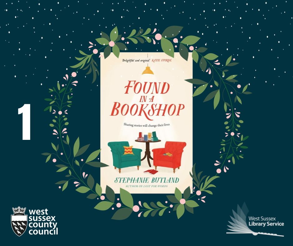 We’re giving you an Advent countdown with a difference! Join us on our website as we reveal our recommended reads of 2023 starting with Found in a Bookshop by Stephanie Butland. arena.westsussex.gov.uk/-/top-reads-20… @under_blue_sky