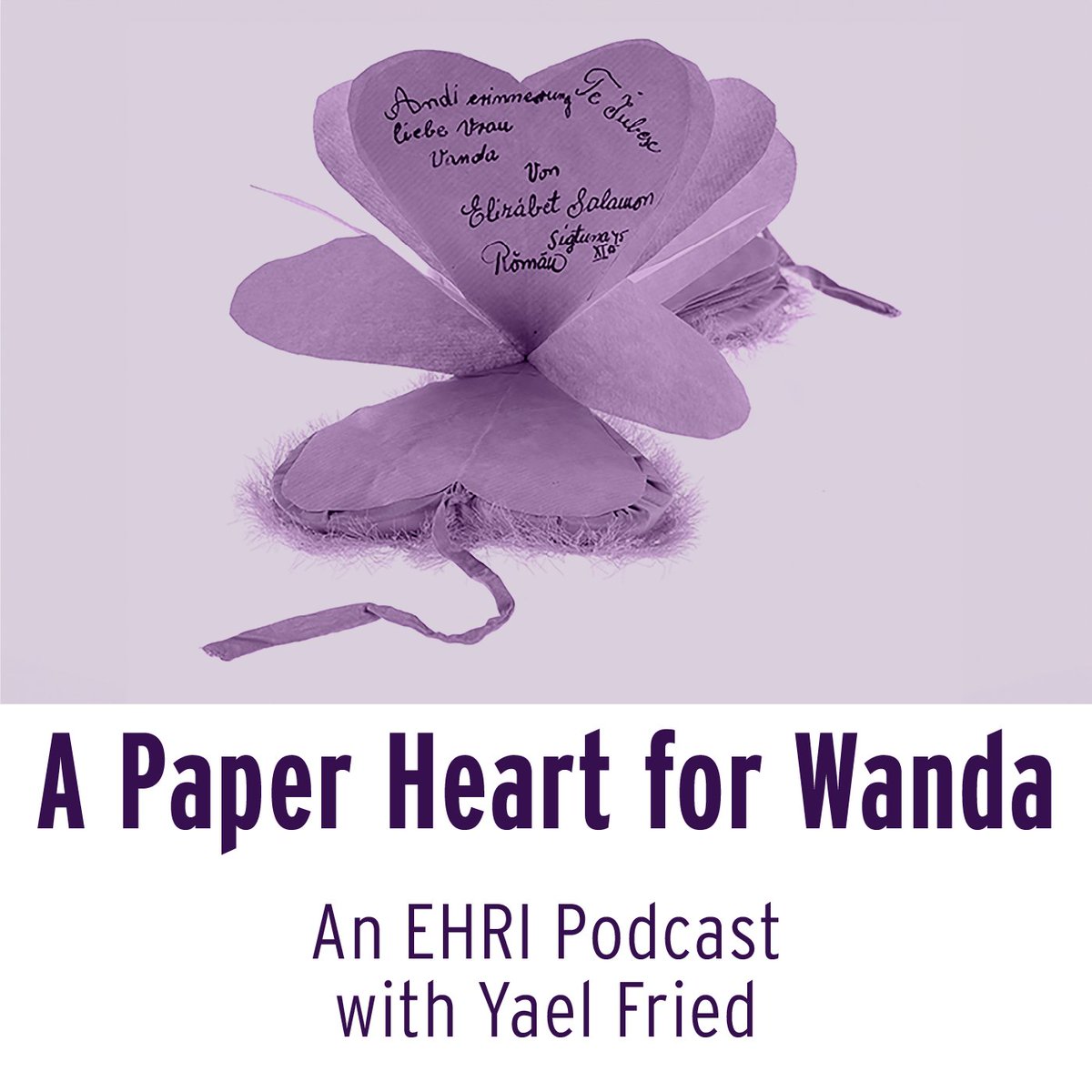 New EHRI #podcast  episode:
With Yael Fried from the new Swedish Holocaust Museum <a href="/swehlcstmuseum/">Swedish Holocaust Museum</a>.
A story of a Romanian-Jewish woman who survived @belsenmemorial, was brought to Sweden on a UNRRA White Boat and thanked Wanda Lanzer with a paper heart. ehri-project.eu/podcast-episod…