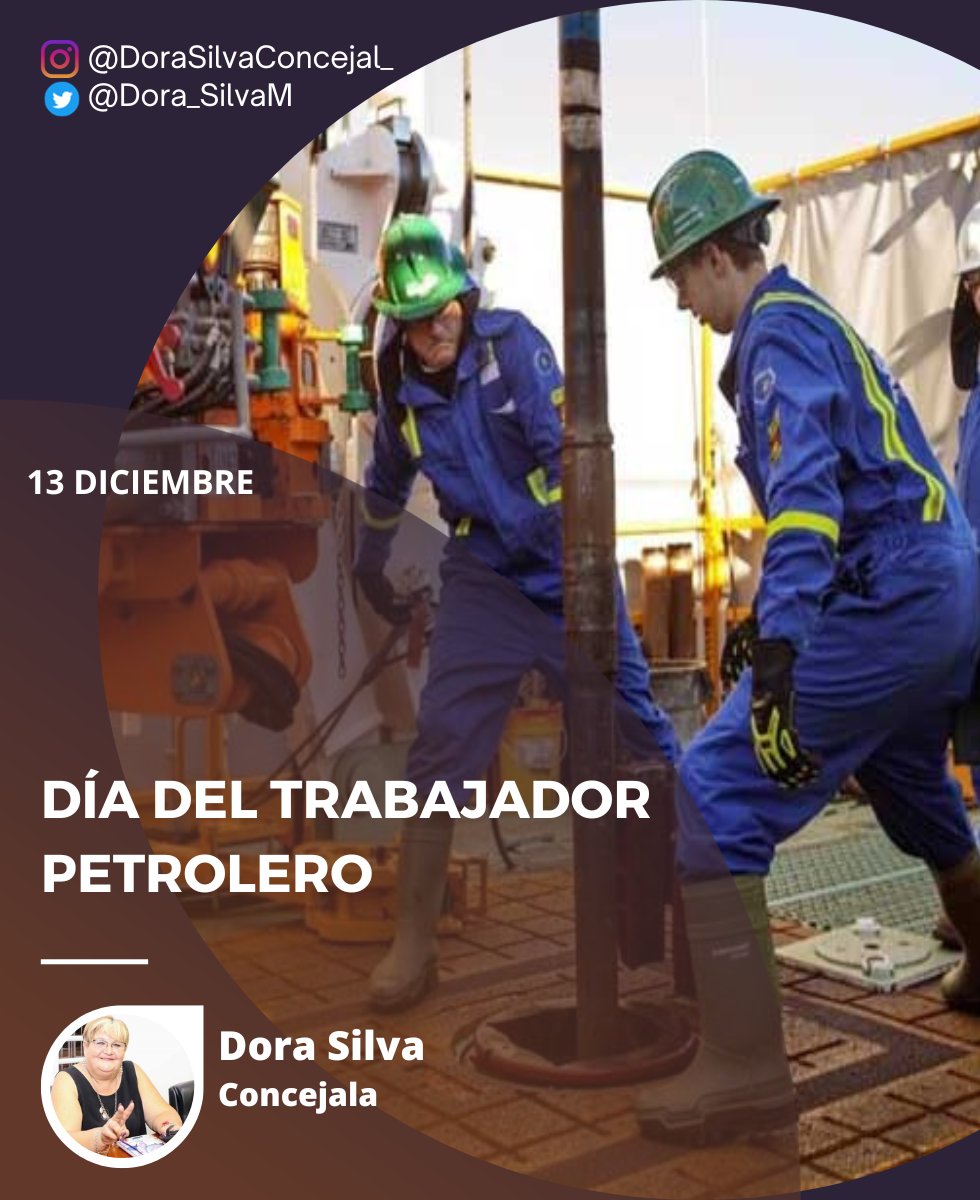 Dora_SilvaM's tweet photo. Conmemoración al descubrimiento del petróleo en territorio nacional, más precisamente en la ciudad de Comodoro Rivadavia. 
#IndustriaPetrolera #Recursos 
#DoraSilvaConcejala https://t.co/NLaLNXSoNa