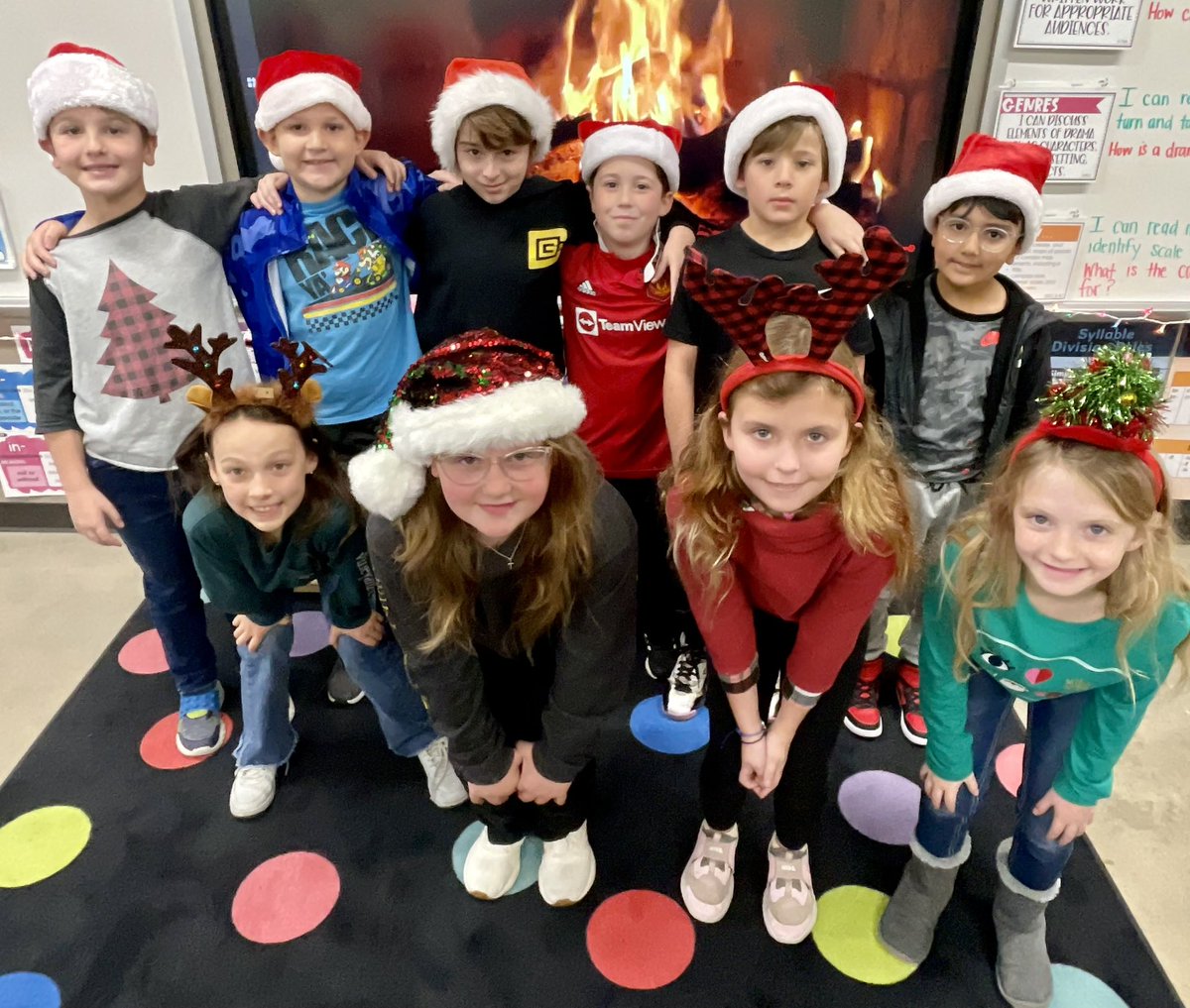 tweetingonthird's tweet photo. It’s beginning to look at lot like Christmas! Third grade is loving the 12 Days of Herff-mas! 🎄 https://t.co/G8bvkvzrbB
