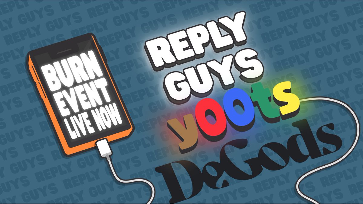 If you're part of the De-Family, you can get yourself a free mint of Reply Guys just by burning some $DUST 🤝🫡 <a href="/y00tsNFT/">y00ts</a> <a href="/DeGodsNFT/">DeGods</a> <a href="/delabsxyz/">de</a> 

Head on over to: app.replyguys.io/burn-center