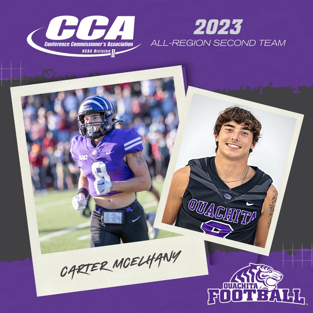 OuachitaFB's tweet photo. 2nd Team D2CCA All-Region!

Read more: https://t.co/EAWmpJlxSJ

#D2FB #FinishEmpty #BringYourRoar 🐅 https://t.co/0EhMBXNK2K