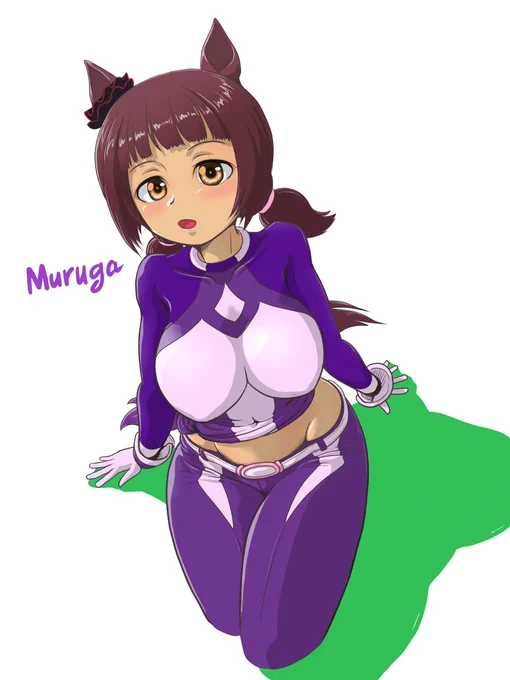 11月描いたモブウマ娘さん方二人 #モブウマ娘 