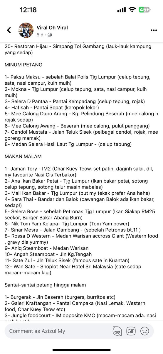 myjoe_'s tweet photo. Pergi Kuantan tak tahu nak makan mana? Nak ada orang dah listkan https://t.co/rxGGEHVl45