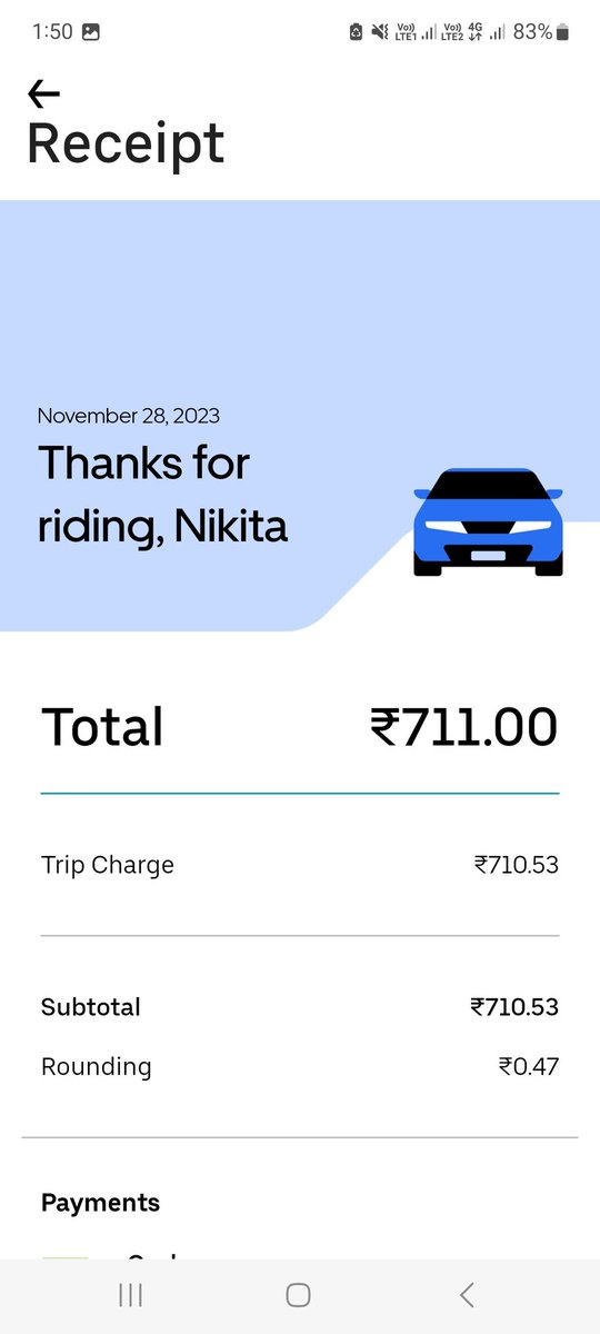 __Niki__S's tweet photo. Multiple calls have been made to @Uber_India too but still no response. Seriously disappointed with all of these. @Uber_India please take some action. https://t.co/CvC9kq502t