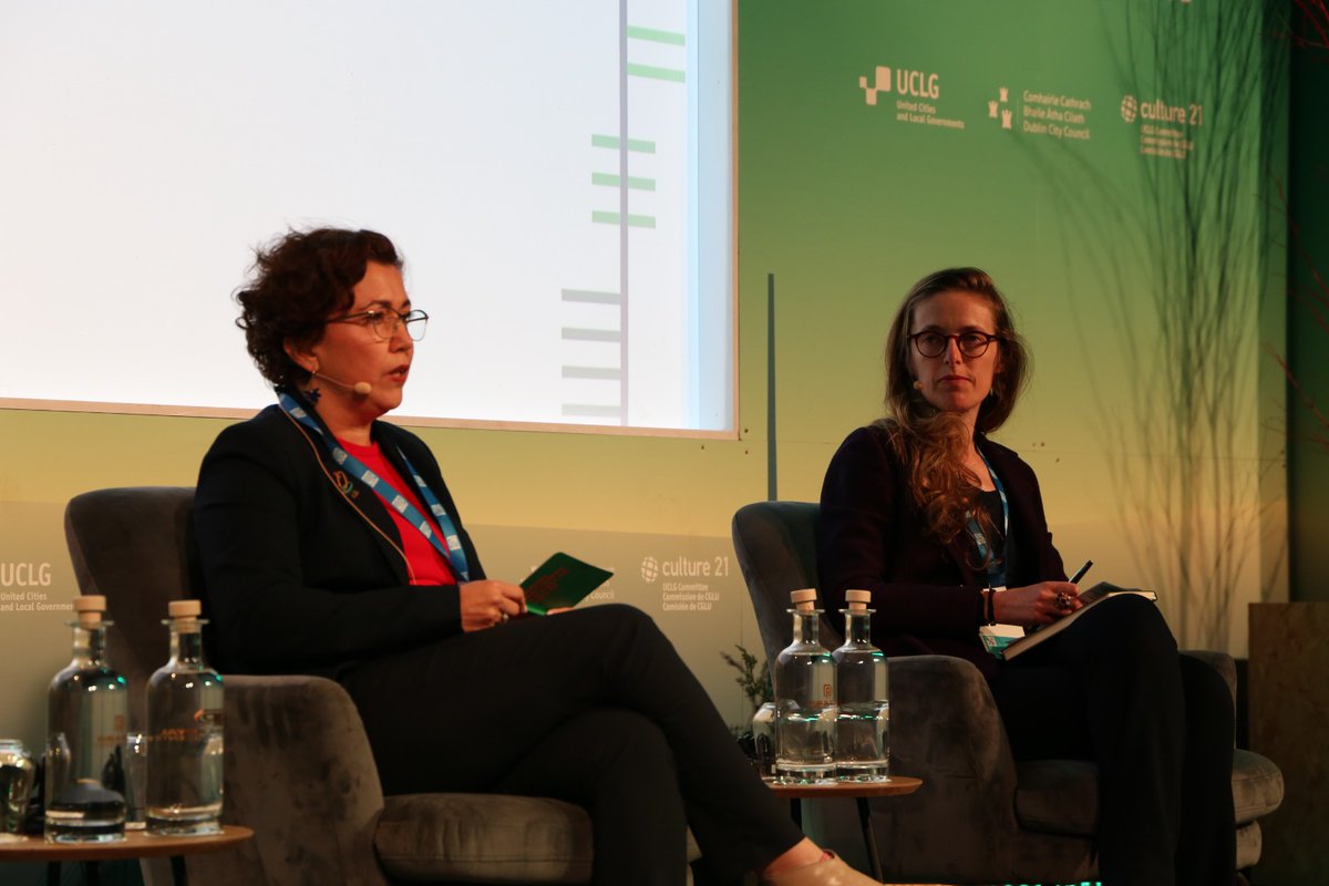 ✨"Our federation represents voices and perspectives. We have a strategy to recognize culture as a public good to be accessed equitably by all people. We operate through this notion of the public good." #UCLGCultureSummit

💬<a href="/mmorenomujica/">Magdalena Moreno Mujica</a>  Secretary General, <a href="/ifacca/">IFACCA</a>