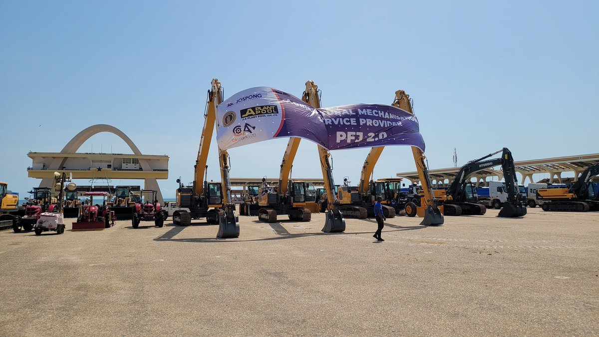 Preacherboye's tweet photo. Building a sustainable future! @JAPPGH supports local contractors by supplying Heavy-Duty & Earthmoving Equipment. Your projects, our power! ๐ฑ๐ฉ #SupportingLocalProjects #SustainableConstruction
#AgriFest2023 #FarmersDay2023 #Jospong https://t.co/vKU2kpVf2Y