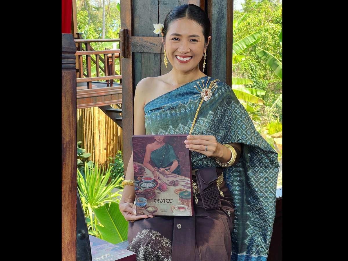 ChivanSan's tweet photo. Congratulations Chef Nak 🇰🇭 “Saoy សោយ” Cookbook Again Wins Best of the Best Cookbook Awards at the 29th Gourmand World Cookbook Awards. The event was a highlight of the Saudi Feast Food Festival, held in Riyadh, Saudi Arabia, from November  27-29, 2023  #Saoy #សោយ #ChefNak https://t.co/npsLvJ4kAb
