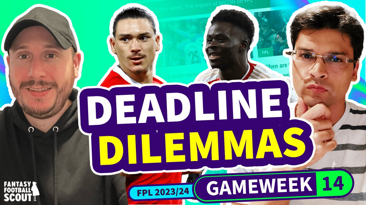 Deadline Dilemmas on @FFScout at 9pm U.K. tonight. (TBC but apparently it will also live stream on X). @FlapjackFpl and I don’t really have a lot of dilemmas (yet). So unless you want to hear about Turner->Kelleher and Livramento vs Charlie Taylor for 30 mins, do put your…