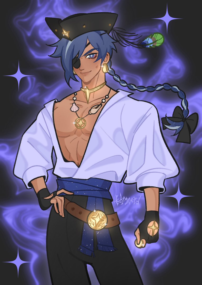 khmnerd's tweet image. HB💙✨ #GenshinImpact #Kaeya