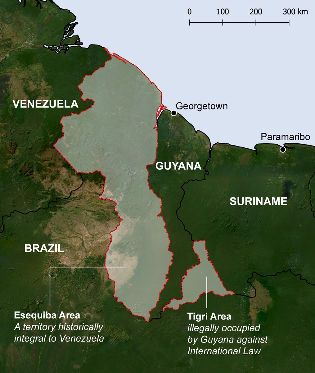 SurinameCentral's tweet photo. What Guyana is doing with Esequiba (venezuela), together with USA forces, the same exact thing will be used against Suriname. Congratulations South America, Guyana just nested the USA here in our Region. welcome destabilization. https://t.co/kWcmyXGBMf