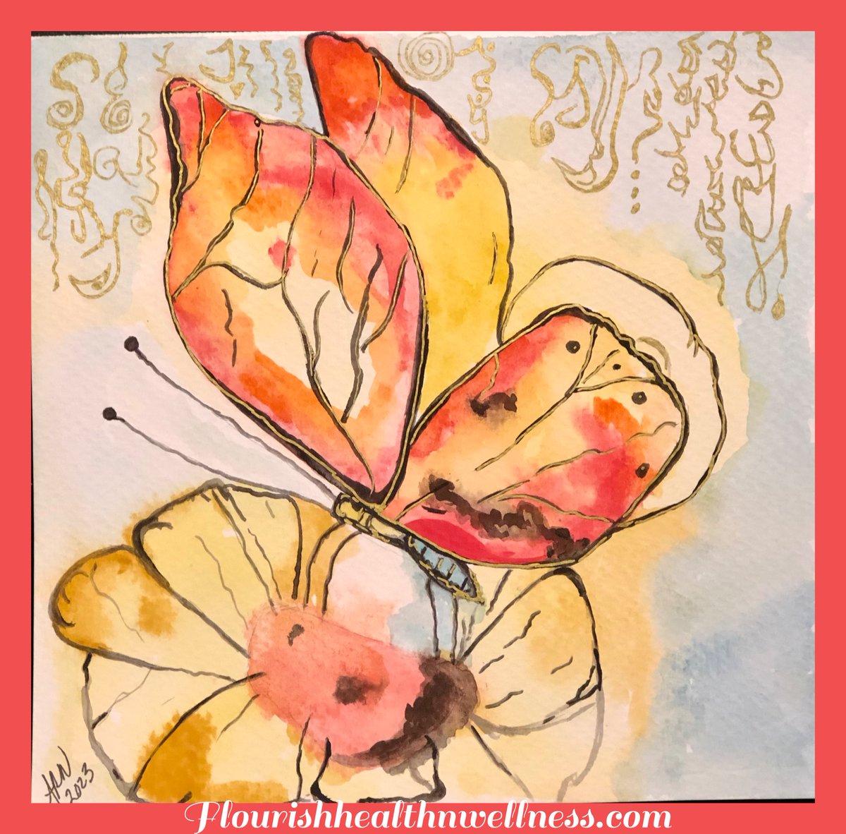 FlourishHealth4's tweet image. Light Language Watercolor- experimenting with Light Language and the art of transformation with the butterfly🦋#lightlanguageart #watercolorpainting #art #spiritart #channeledart #psychicmedium #butterfly #transformation #energyhealer #reikimaster #painting #mixedmedia
