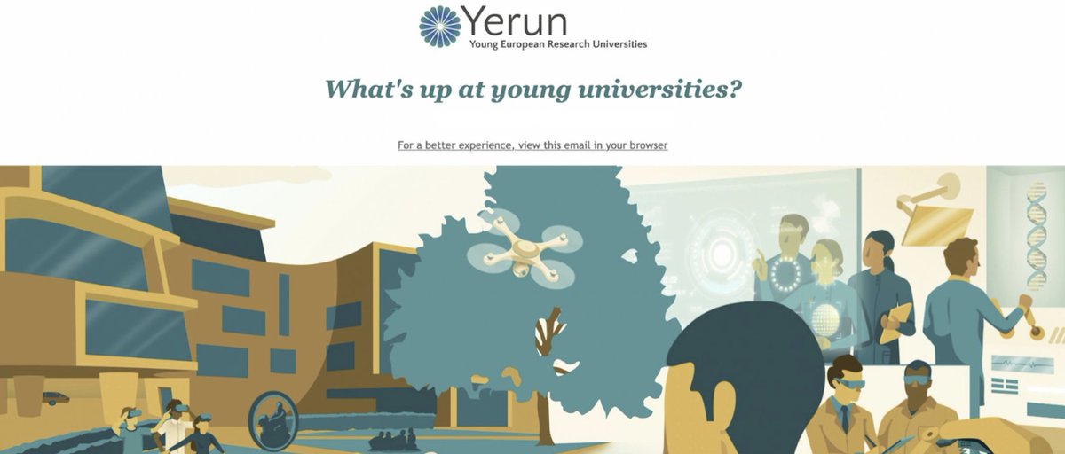 YERUN_EU's tweet image. Innovative times in the November #YERUNnewsletter as we dive into the transformative world of #microcredentials!👇
mailchi.mp/1149b4657093/4…