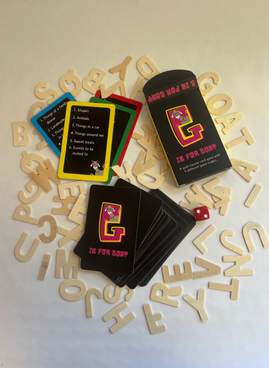 goatlchs's tweet photo. 🚨WE'VE GOAT NEWS🚨
WE'RE NO KIDDING! ITS HERE!
OUR EWE-NIQUE GAME 🎲🔠
G IS FOR GOAT 🐐
For only £13.99 you can secure your own game now!
Link in bio
#youngenterprise #lochend #gisforgoat
#GOAT #GamesOfAmazingTeenagers https://t.co/OEOfGrQING