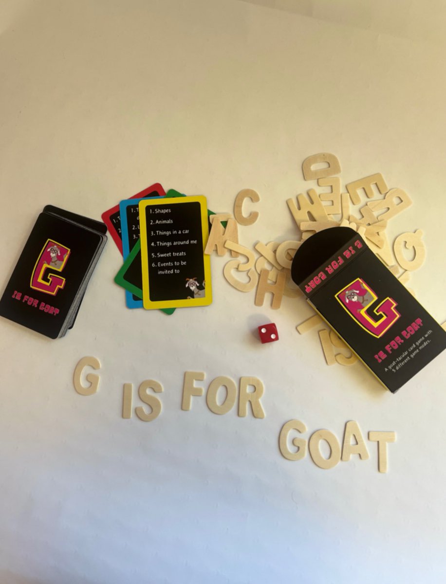 🚨WE'VE GOAT NEWS🚨

WE'RE NO KIDDING! ITS HERE!
OUR EWE-NIQUE GAME 🎲🔠
G IS FOR GOAT 🐐

For only £13.99 you can secure your own game now! 
Link in bio

#youngenterprise #lochend #gisforgoat
#GOAT #GamesOfAmazingTeenagers