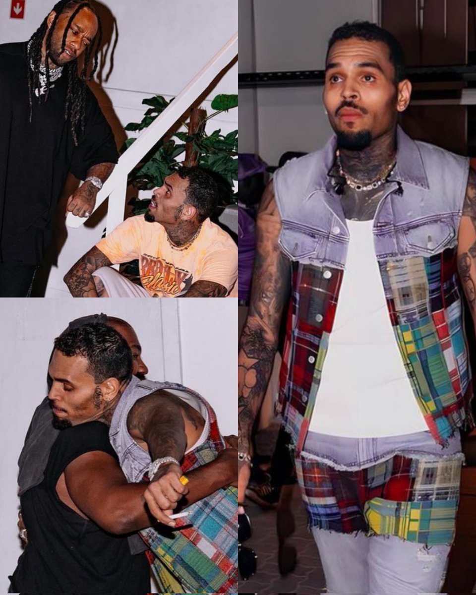 Kanye West y Ty Dolla $ign estuvieron acompañando a Chris Brown en su última presentación en Dhabi, Dubai.