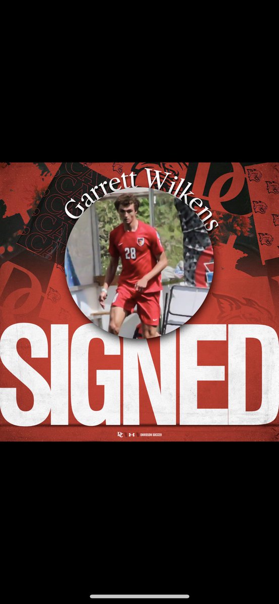 Welcome to the Davidson College Family <a href="/wilkens_garrett/">Garrett Wilkens</a>! 

📝 Left Back
📍Gunter, TX
⚽️ Dallas Texans