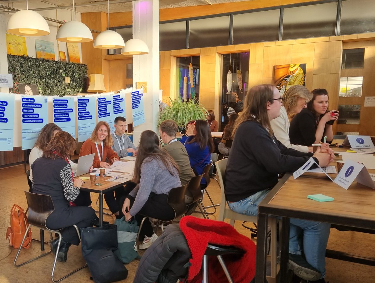 ResilientRdam's tweet photo. Today, Resilient Rotterdam's team moderated and coordinated the workshop ‘Co-write a Convergence Future – Co-creating a #resilient @rotterdam during the #GenerationDeltaConference. Thank you all participants, and @Resilient_Delta for this fruitful and inspiring event! #resilience https://t.co/FIMdfzEWmK